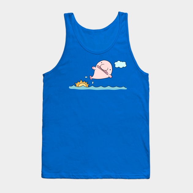 Blobfish Jump Tank Top by saradaboru